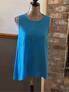 Dana Buchman Bright Blue Sleeveless Tank Top